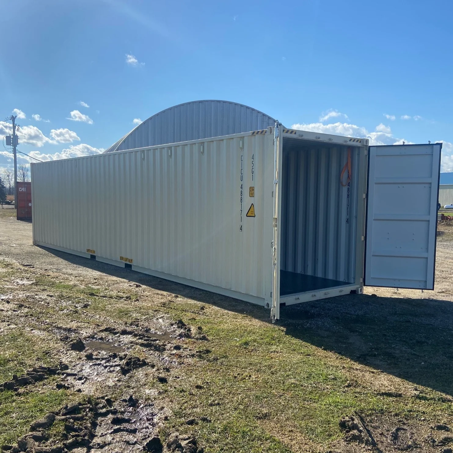 40 foot high cube shipping container
